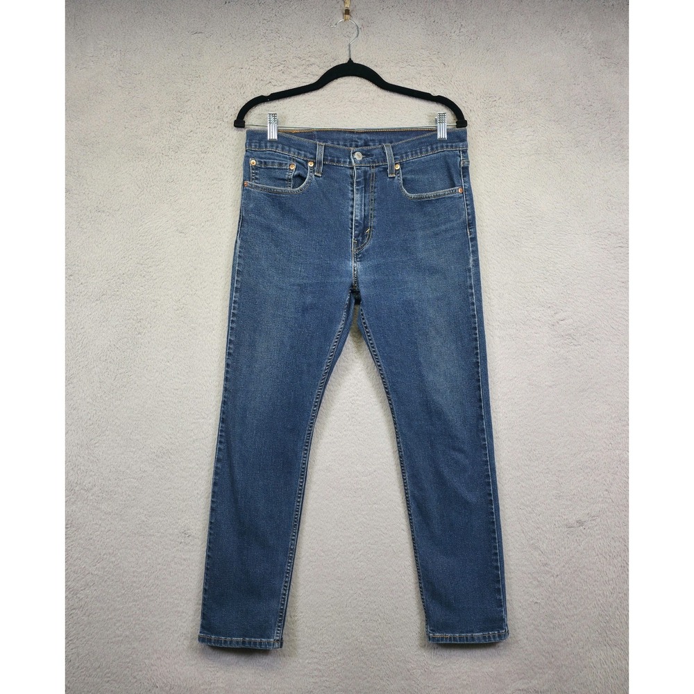 Levis 502 Jeans 32x30 Blue‎ Taper Fit Medium Wash Stretch Denim Classic 32x27
